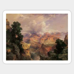 The Grand Canyon by Thomas Moran Sticker